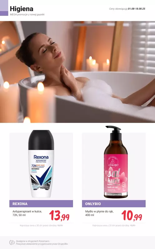 Rossmann - gazetka promocyjna MEGA promocje z nowej gazetki od piątku 01.08 do poniedziałku 18.08 - strona 2