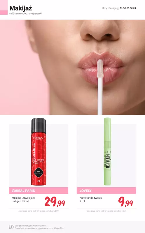 Rossmann - gazetka promocyjna MEGA promocje z nowej gazetki od piątku 01.08 do poniedziałku 18.08 - strona 13