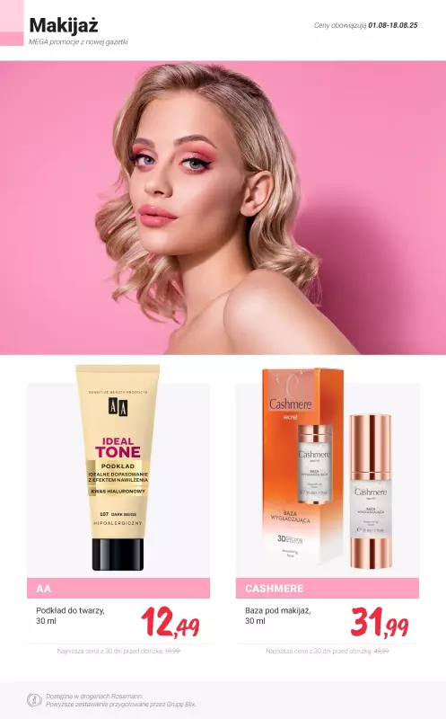 Rossmann - gazetka promocyjna MEGA promocje z nowej gazetki od piątku 01.08 do poniedziałku 18.08 - strona 8