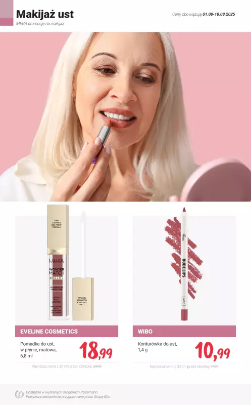 Rossmann - gazetka promocyjna MEGA promocje na makijaż od poniedziałku 04.08 do poniedziałku 18.08 - strona 11