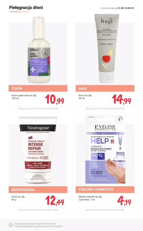 Rossmann - gazetka promocyjna Niezbędnik pielęgnacyjny - PROMOCJE od czwartku 07.08 do poniedziałku 18.08 - strona 9