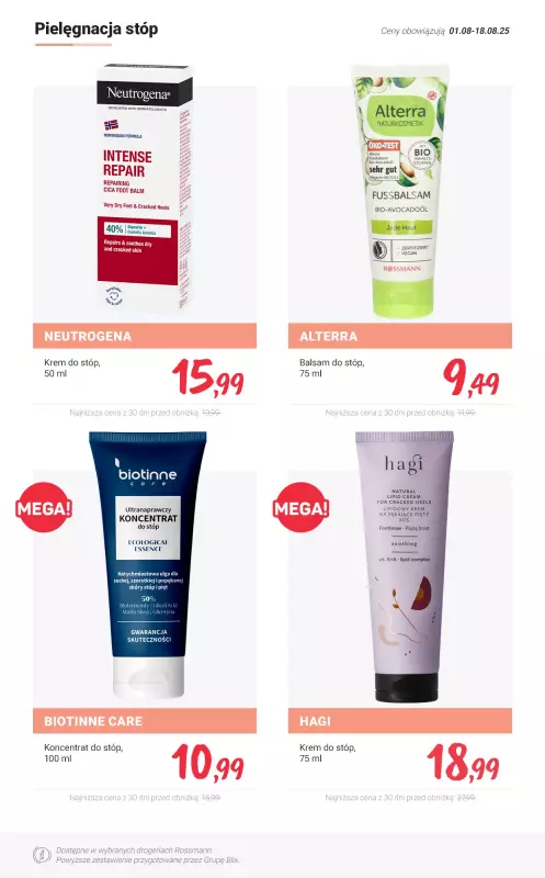 Rossmann - gazetka promocyjna Niezbędnik pielęgnacyjny - PROMOCJE od czwartku 07.08 do poniedziałku 18.08 - strona 10