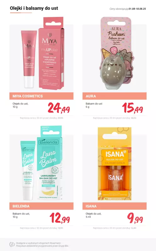 Rossmann - gazetka promocyjna Niezbędnik pielęgnacyjny - PROMOCJE od czwartku 07.08 do poniedziałku 18.08 - strona 12