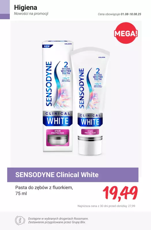 Rossmann - gazetka promocyjna NOWOŚCI na promocji! od soboty 09.08 do poniedziałku 18.08 - strona 16