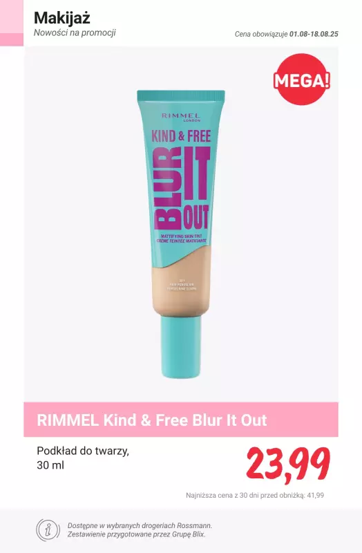 Rossmann - gazetka promocyjna NOWOŚCI na promocji! od soboty 09.08 do poniedziałku 18.08 - strona 17