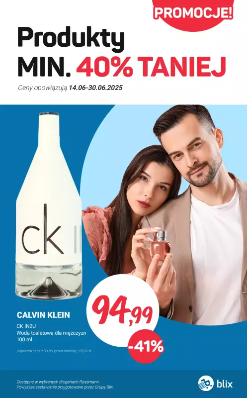 Rossmann - gazetka promocyjna Produkty min. 40% taniej  