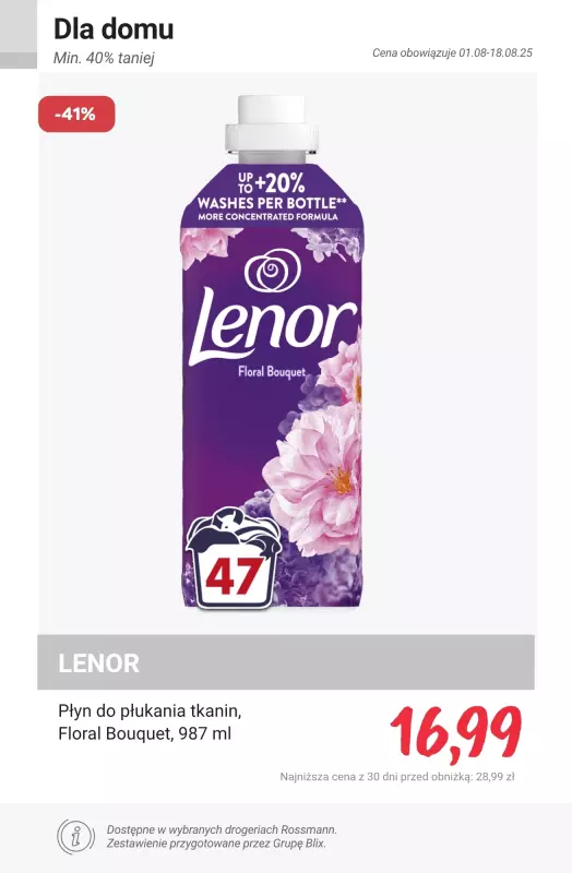 Rossmann - gazetka promocyjna Produkty min. 40% taniej od poniedziałku 11.08 do poniedziałku 18.08 - strona 16