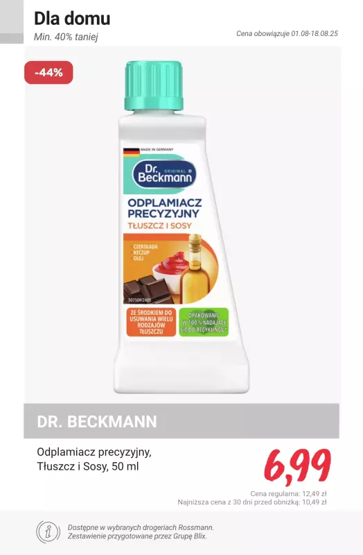 Rossmann - gazetka promocyjna Produkty min. 40% taniej od poniedziałku 11.08 do poniedziałku 18.08 - strona 15
