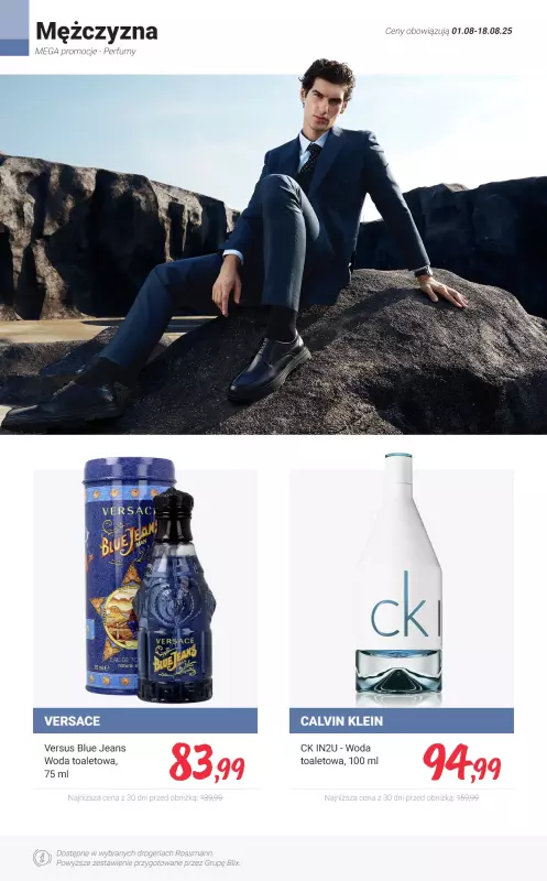 Rossmann - gazetka promocyjna MEGA promocje - Perfumy od czwartku 14.08 do poniedziałku 18.08 - strona 10