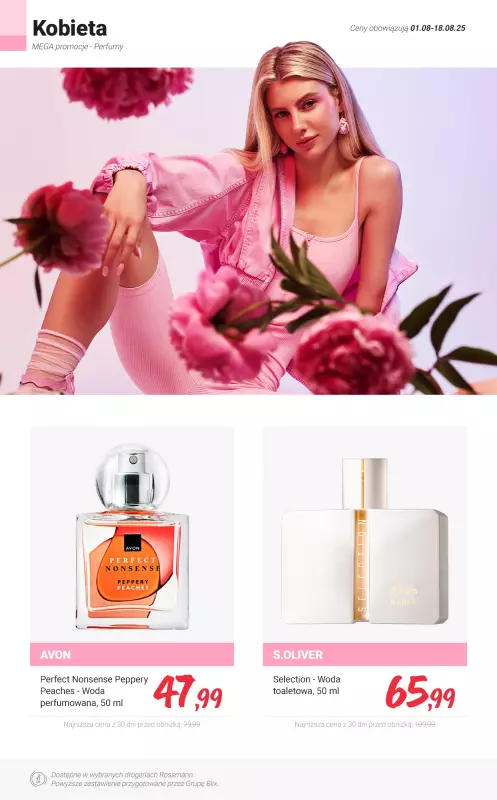 Rossmann - gazetka promocyjna MEGA promocje - Perfumy od czwartku 14.08 do poniedziałku 18.08 - strona 2
