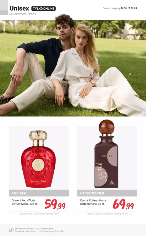 Rossmann - gazetka promocyjna MEGA promocje - Perfumy od czwartku 14.08 do poniedziałku 18.08 - strona 8