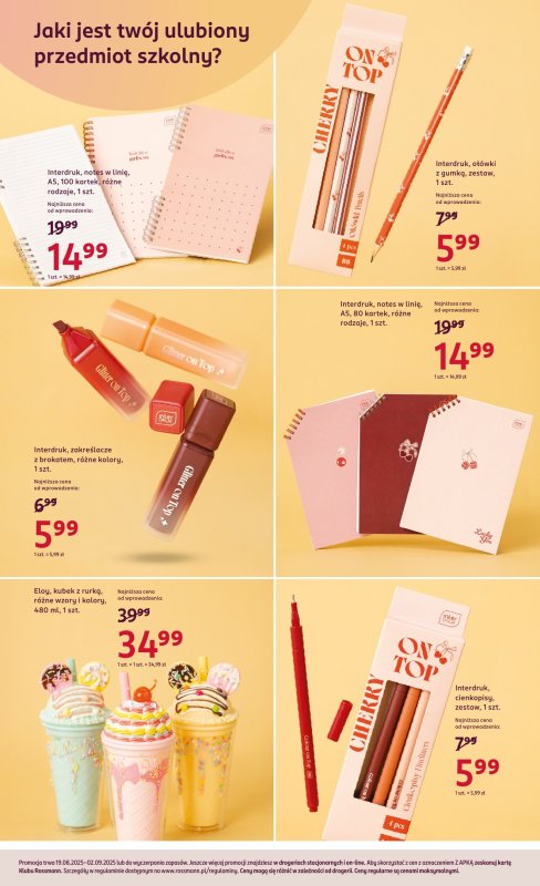 Rossmann - gazetka promocyjna Gazetka od wtorku 19.08 do wtorku 02.09 - strona 15