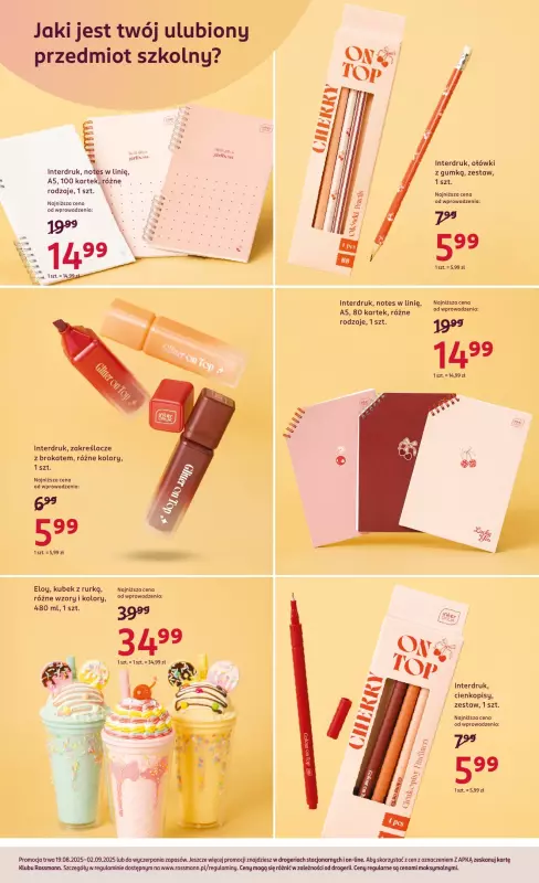 Rossmann - gazetka promocyjna Gazetka od wtorku 19.08 do wtorku 02.09 - strona 15
