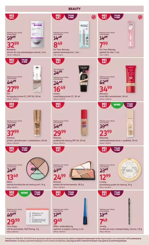 Rossmann - gazetka promocyjna Gazetka od wtorku 19.08 do wtorku 02.09 - strona 9