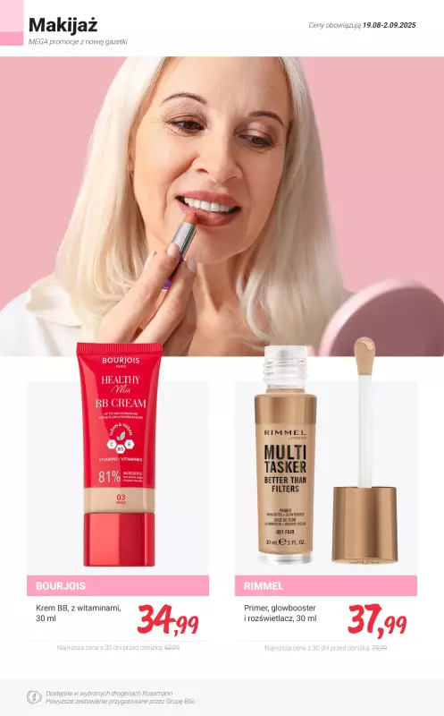 Rossmann - gazetka promocyjna MEGA promocje z nowej gazetki od wtorku 19.08 do wtorku 02.09 - strona 9