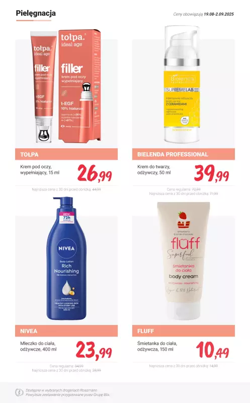 Rossmann - gazetka promocyjna MEGA promocje z nowej gazetki od wtorku 19.08 do wtorku 02.09 - strona 8