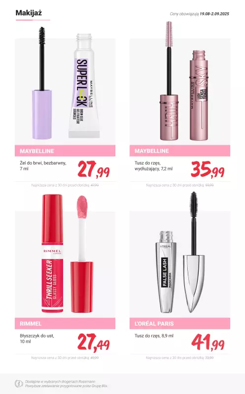 Rossmann - gazetka promocyjna MEGA promocje z nowej gazetki od wtorku 19.08 do wtorku 02.09 - strona 10