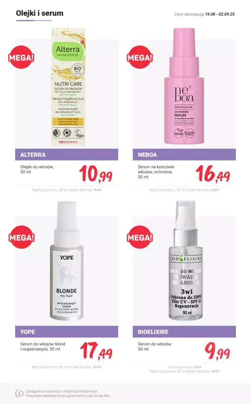 Rossmann - gazetka promocyjna Produkty do włosów - PROMOCJE od czwartku 21.08 do wtorku 02.09 - strona 4