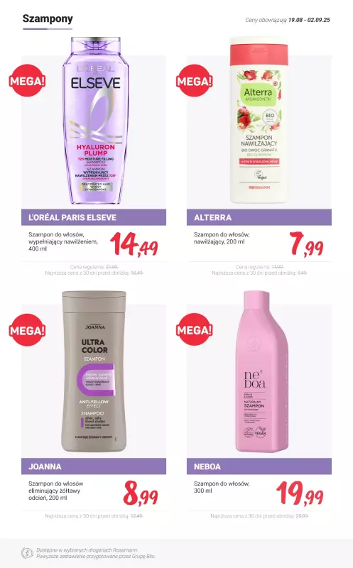 Rossmann - gazetka promocyjna Produkty do włosów - PROMOCJE od czwartku 21.08 do wtorku 02.09 - strona 12