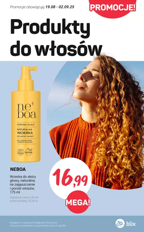 Rossmann - gazetka promocyjna Produkty do włosów - PROMOCJE od czwartku 21.08 do wtorku 02.09