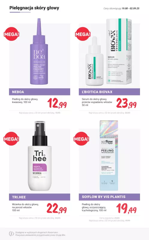 Rossmann - gazetka promocyjna Produkty do włosów - PROMOCJE od czwartku 21.08 do wtorku 02.09 - strona 9