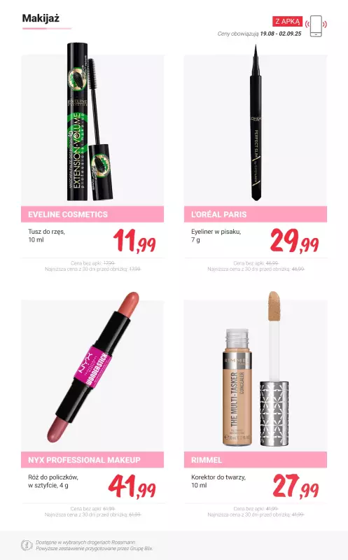 Rossmann - gazetka promocyjna TANIEJ Z APKĄ od soboty 23.08 do wtorku 02.09 - strona 3