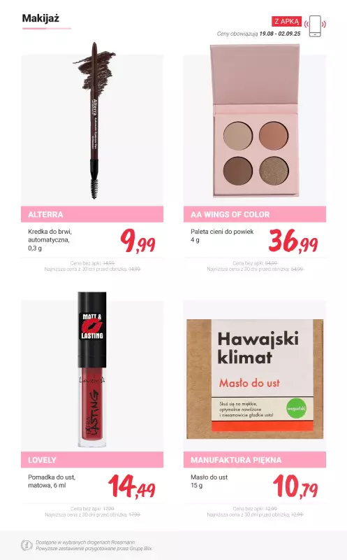 Rossmann - gazetka promocyjna TANIEJ Z APKĄ od soboty 23.08 do wtorku 02.09 - strona 4