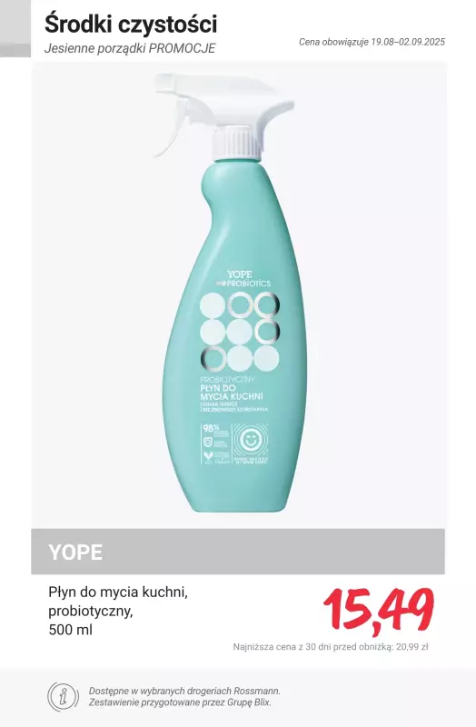 Rossmann - gazetka promocyjna Przygotuj się na jesienne porządki - PROMOCJE od poniedziałku 25.08 do wtorku 02.09 - strona 4