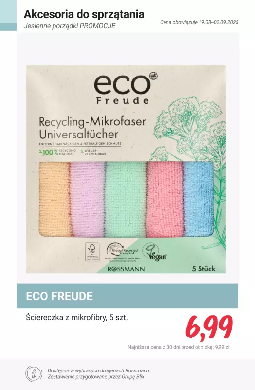 Rossmann - gazetka promocyjna Przygotuj się na jesienne porządki - PROMOCJE od poniedziałku 25.08 do wtorku 02.09 - strona 8