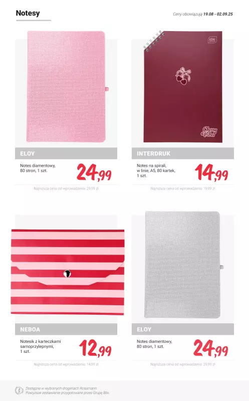 Rossmann - gazetka promocyjna PROMOCJE na powrót do SZKOŁY od czwartku 28.08 do wtorku 02.09 - strona 7
