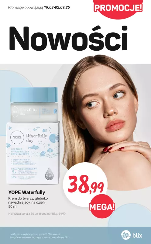 Rossmann - gazetka promocyjna Nowości na promocji! od soboty 30.08 do wtorku 02.09