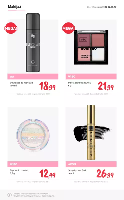 Rossmann - gazetka promocyjna Nowości na promocji! od soboty 30.08 do wtorku 02.09 - strona 3
