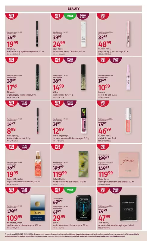 Rossmann - gazetka promocyjna Gazetka od środy 03.09 do środy 17.09 - strona 10