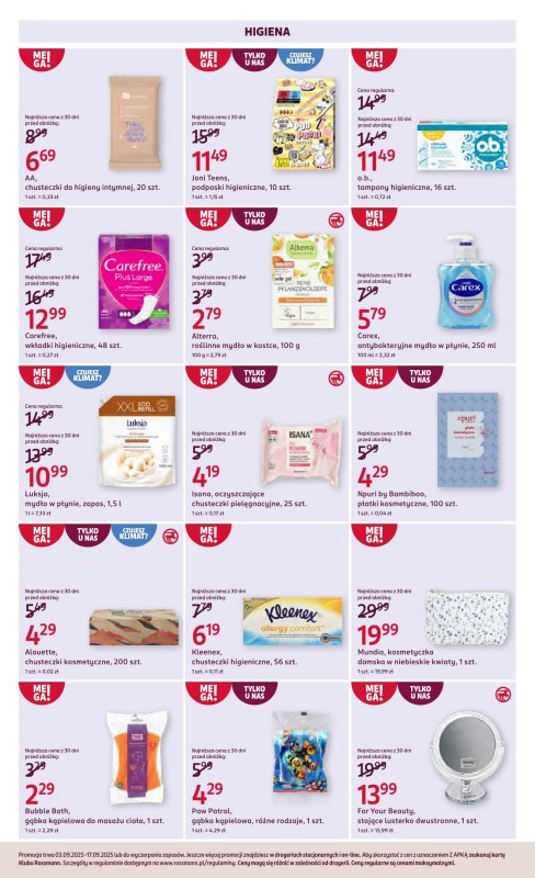 Rossmann - gazetka promocyjna Gazetka od środy 03.09 do środy 17.09 - strona 5