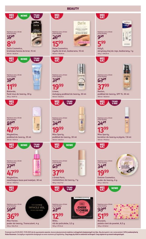 Rossmann - gazetka promocyjna Gazetka od środy 03.09 do środy 17.09 - strona 9