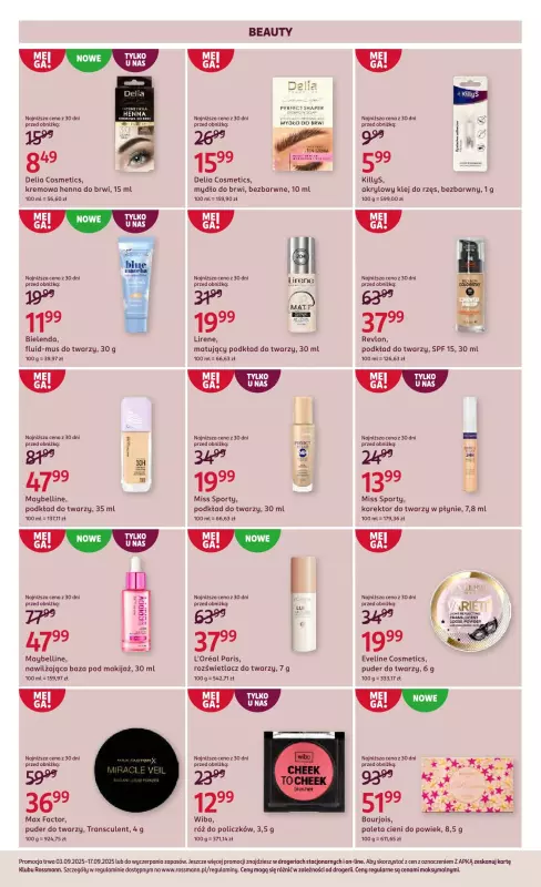 Rossmann - gazetka promocyjna Gazetka od środy 03.09 do środy 17.09 - strona 9