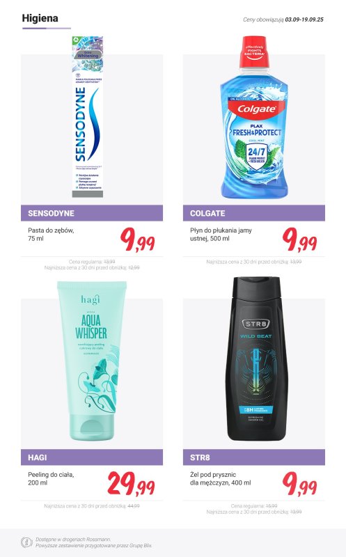 Rossmann - gazetka promocyjna MEGA promocje z nowej gazetki od środy 03.09 do piątku 19.09 - strona 3
