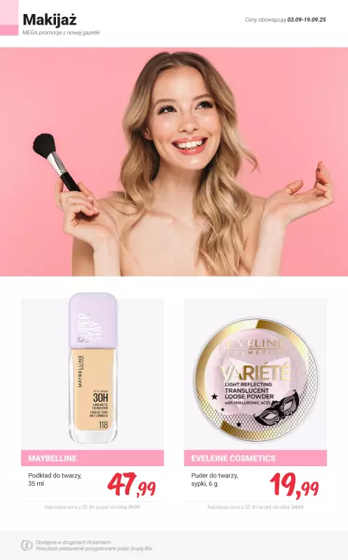 Rossmann - gazetka promocyjna MEGA promocje z nowej gazetki od środy 03.09 do piątku 19.09 - strona 9