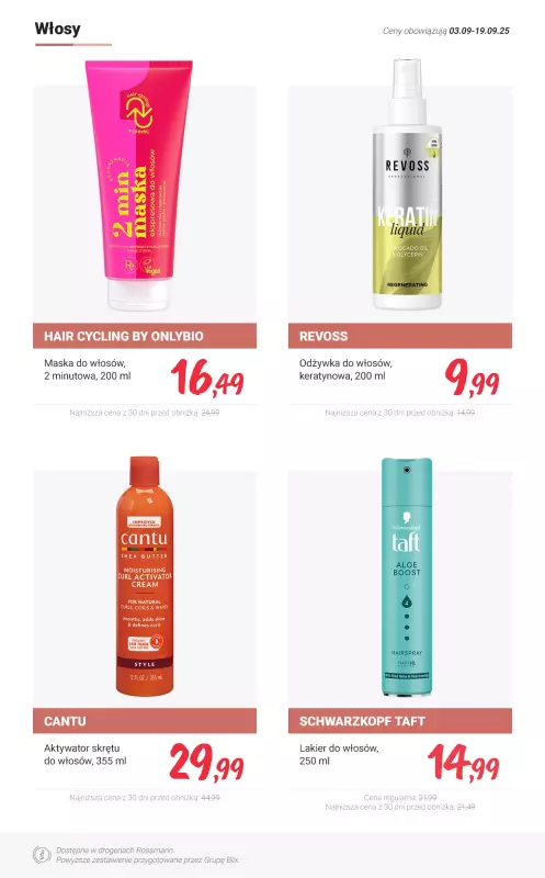 Rossmann - gazetka promocyjna MEGA promocje z nowej gazetki od środy 03.09 do piątku 19.09 - strona 8