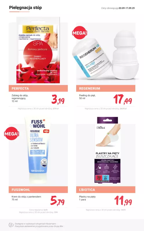 Rossmann - gazetka promocyjna Produkty do pielęgnacji - PROMOCJE od piątku 05.09 do środy 17.09 - strona 12