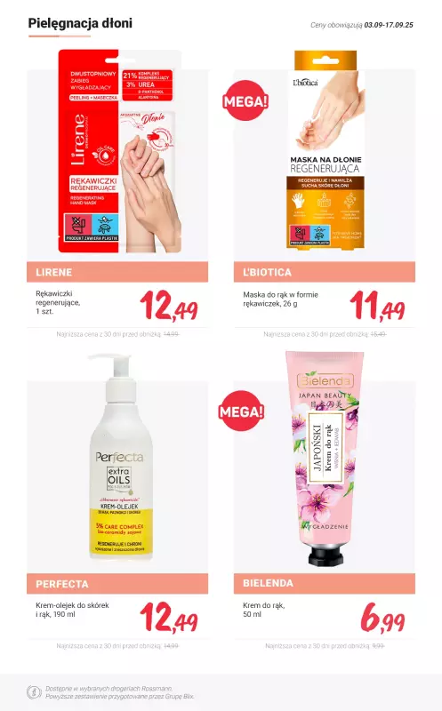 Rossmann - gazetka promocyjna Produkty do pielęgnacji - PROMOCJE od piątku 05.09 do środy 17.09 - strona 11
