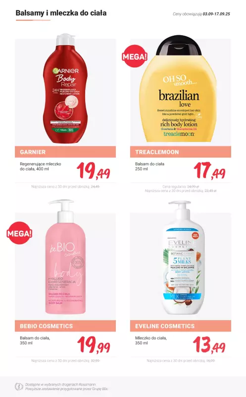 Rossmann - gazetka promocyjna Produkty do pielęgnacji - PROMOCJE od piątku 05.09 do środy 17.09 - strona 8