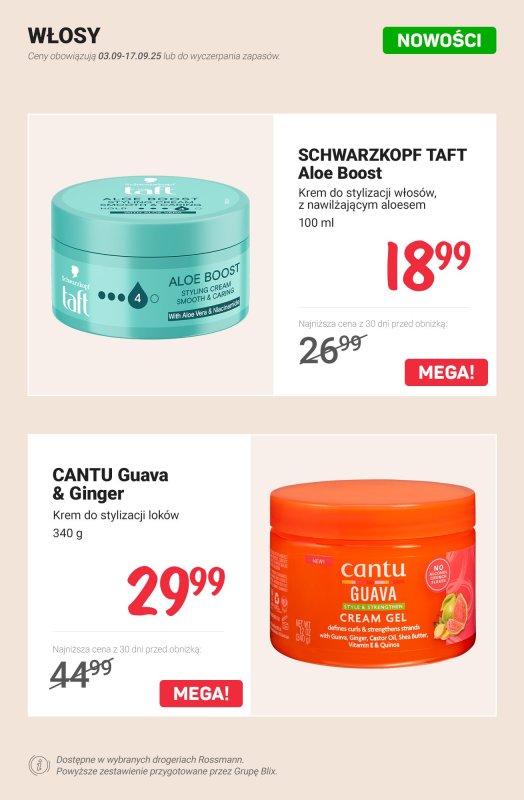 Rossmann - gazetka promocyjna Nowości na promocji! od poniedziałku 08.09 do środy 17.09 - strona 8