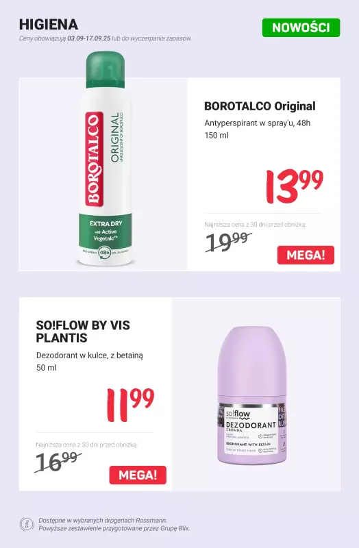 Rossmann - gazetka promocyjna Nowości na promocji! od poniedziałku 08.09 do środy 17.09 - strona 7