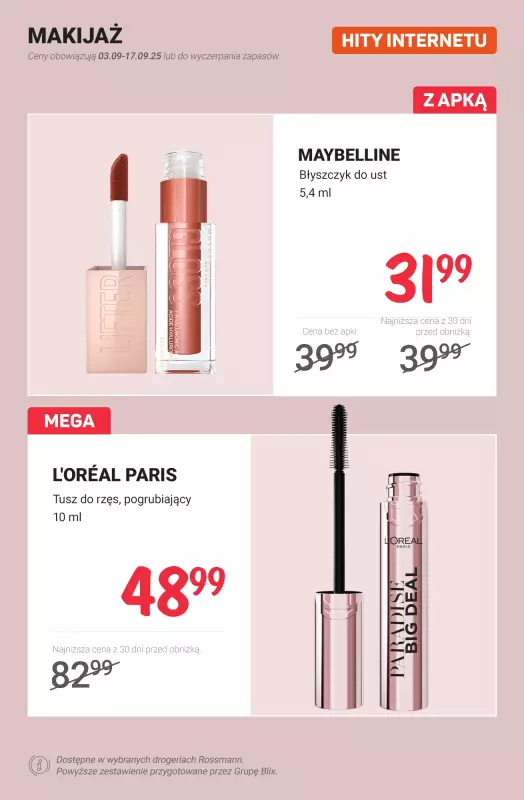 Rossmann - gazetka promocyjna HITY INTERNETU od soboty 13.09 do środy 17.09 - strona 6