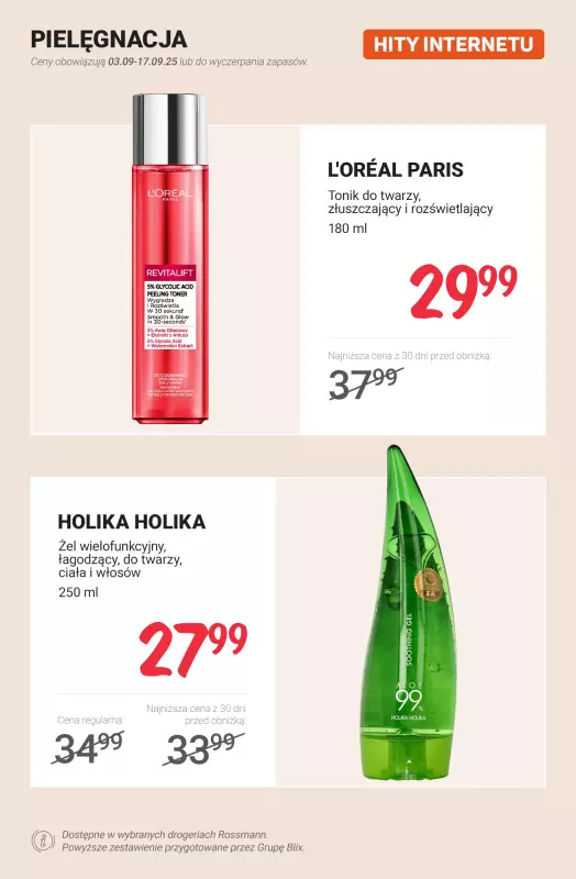 Rossmann - gazetka promocyjna HITY INTERNETU   - strona 3