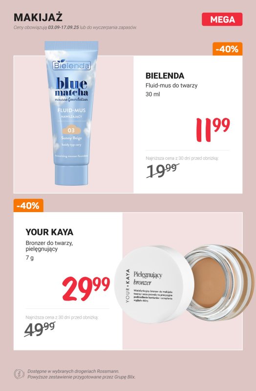 Rossmann - gazetka promocyjna Produkty min. 40% taniej od poniedziałku 15.09 do środy 17.09 - strona 8