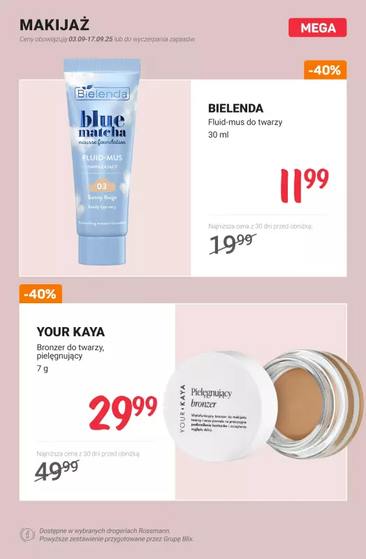 Rossmann - gazetka promocyjna Produkty min. 40% taniej od poniedziałku 15.09 do środy 17.09 - strona 8