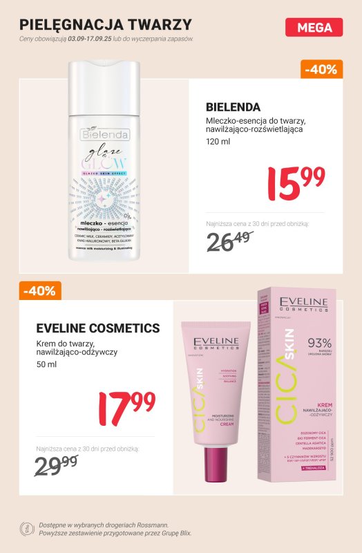 Rossmann - gazetka promocyjna Produkty min. 40% taniej od poniedziałku 15.09 do środy 17.09 - strona 4
