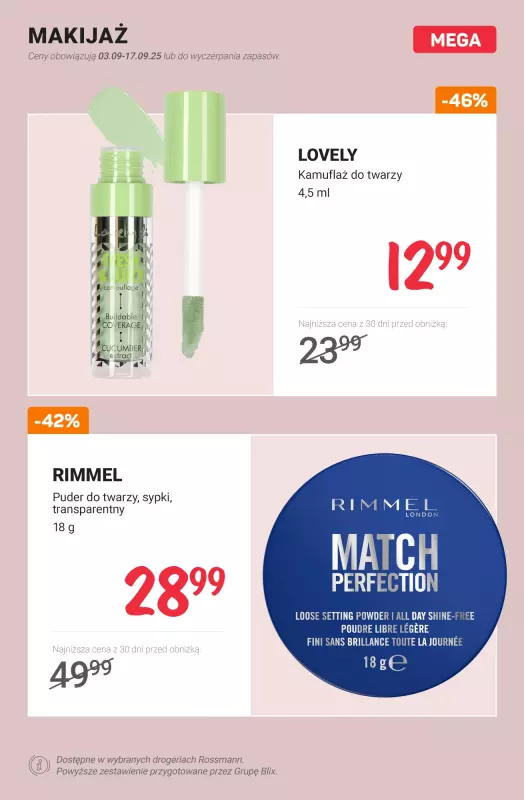 Rossmann - gazetka promocyjna Produkty min. 40% taniej od poniedziałku 15.09 do środy 17.09 - strona 7
